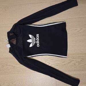 Adidas Black Mesh Accent Apparel